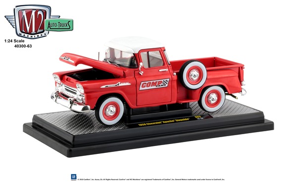 COMP CAMS - 1958 Chevrolet Apache Stepside - Red with Bright White Top