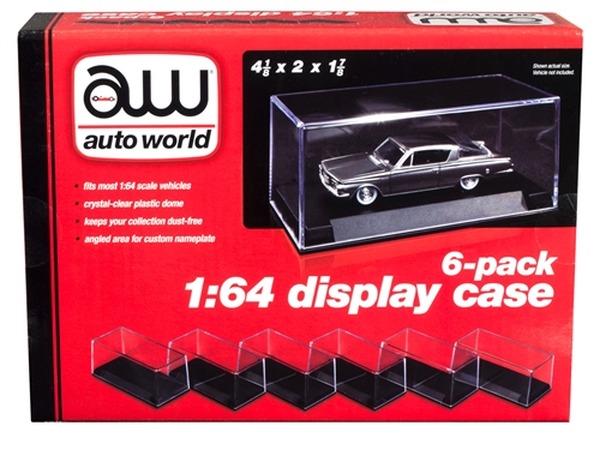 1:64 Display Case pack of 6