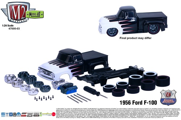 1956 Ford F-100 Black